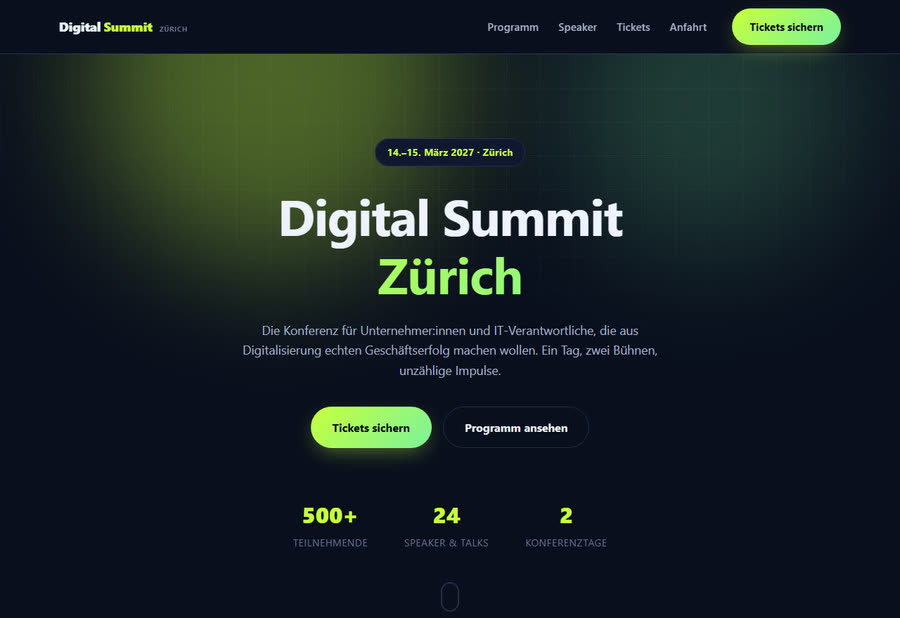 Digital Summit – Musterprojekt