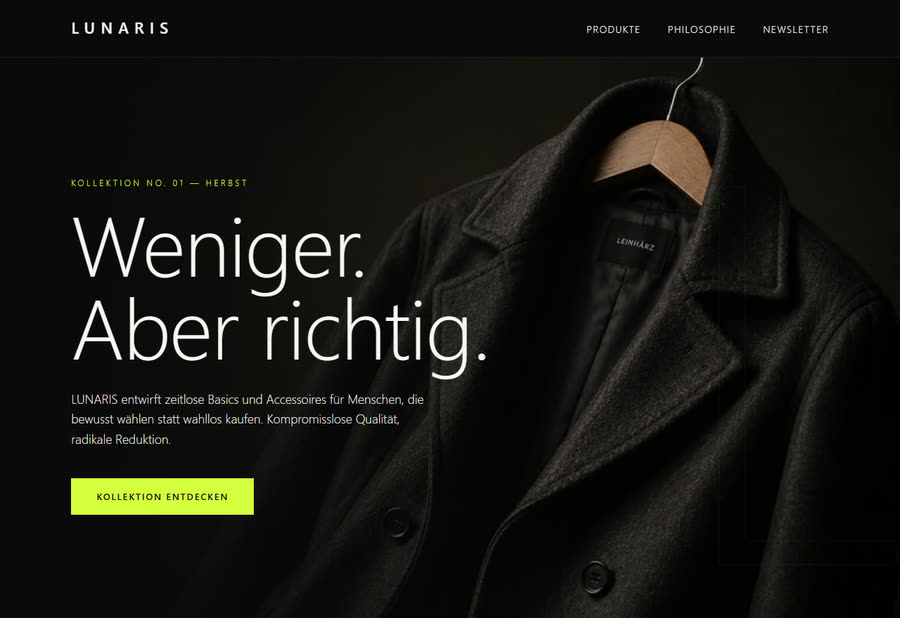 LUNARIS – Musterprojekt